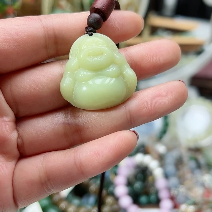 和田玉（黄玉）颈饰未镶嵌27