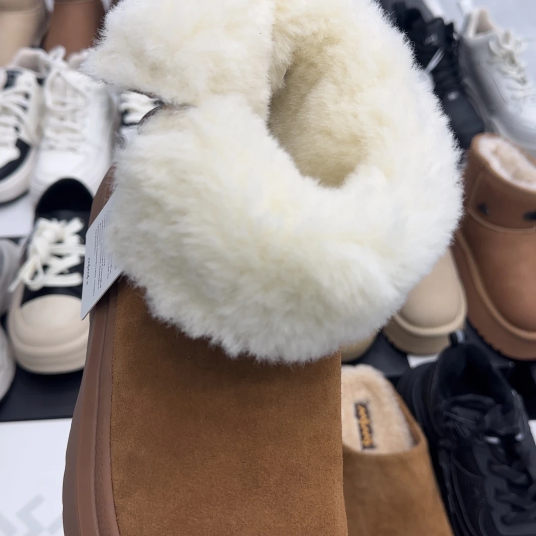 牛皮（革）玛莎玛索雪地棉驼色三八码