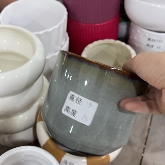 多肉绿植陶瓷花盆，微瑕