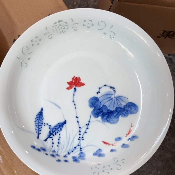 青瓷景德镇陶瓷盘子两只