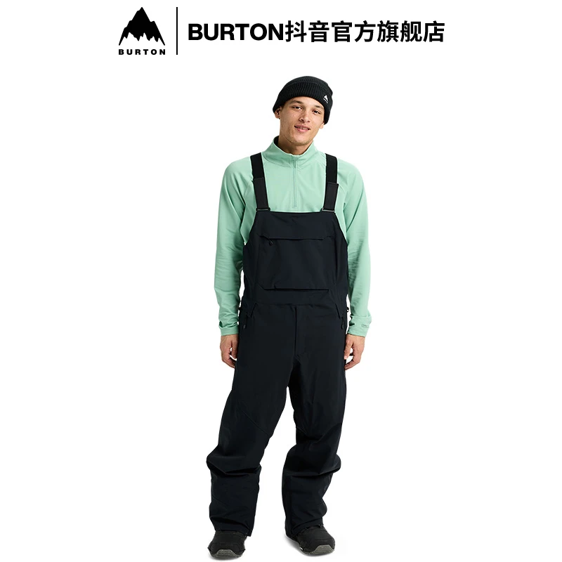 BURTON伯顿官方25-26雪季新品男士Reserve 2L滑雪背带裤防泼水