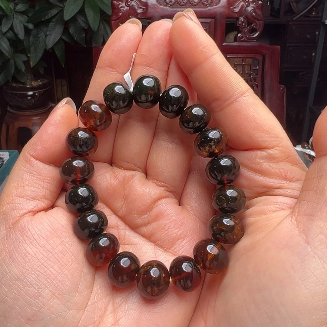 琥珀未镶嵌裸石抚顺琥珀10561十三