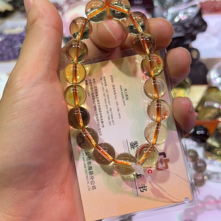 【闪购商品】水晶手链未镶嵌黄水晶