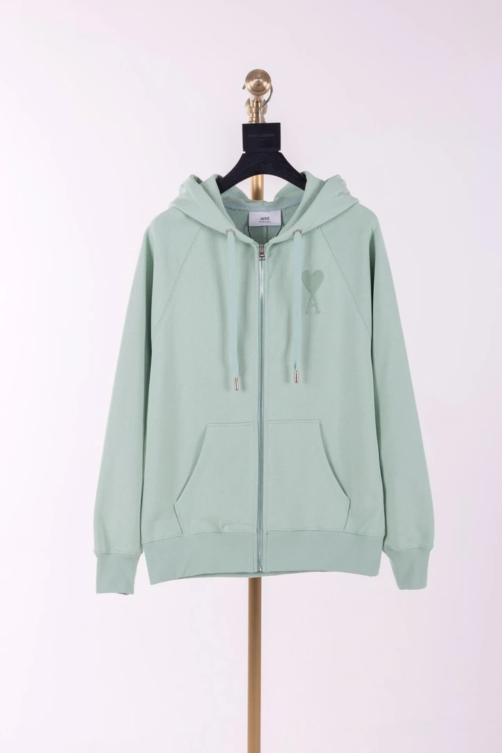 【COCODOVEY】百搭时尚纯色马卡龙色系拉链连帽卫衣2618