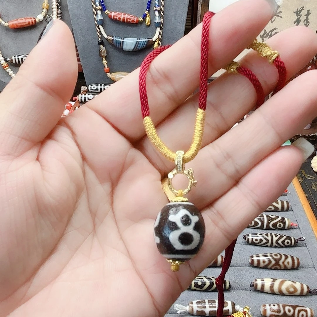 玛瑙/玉髓合金颈饰