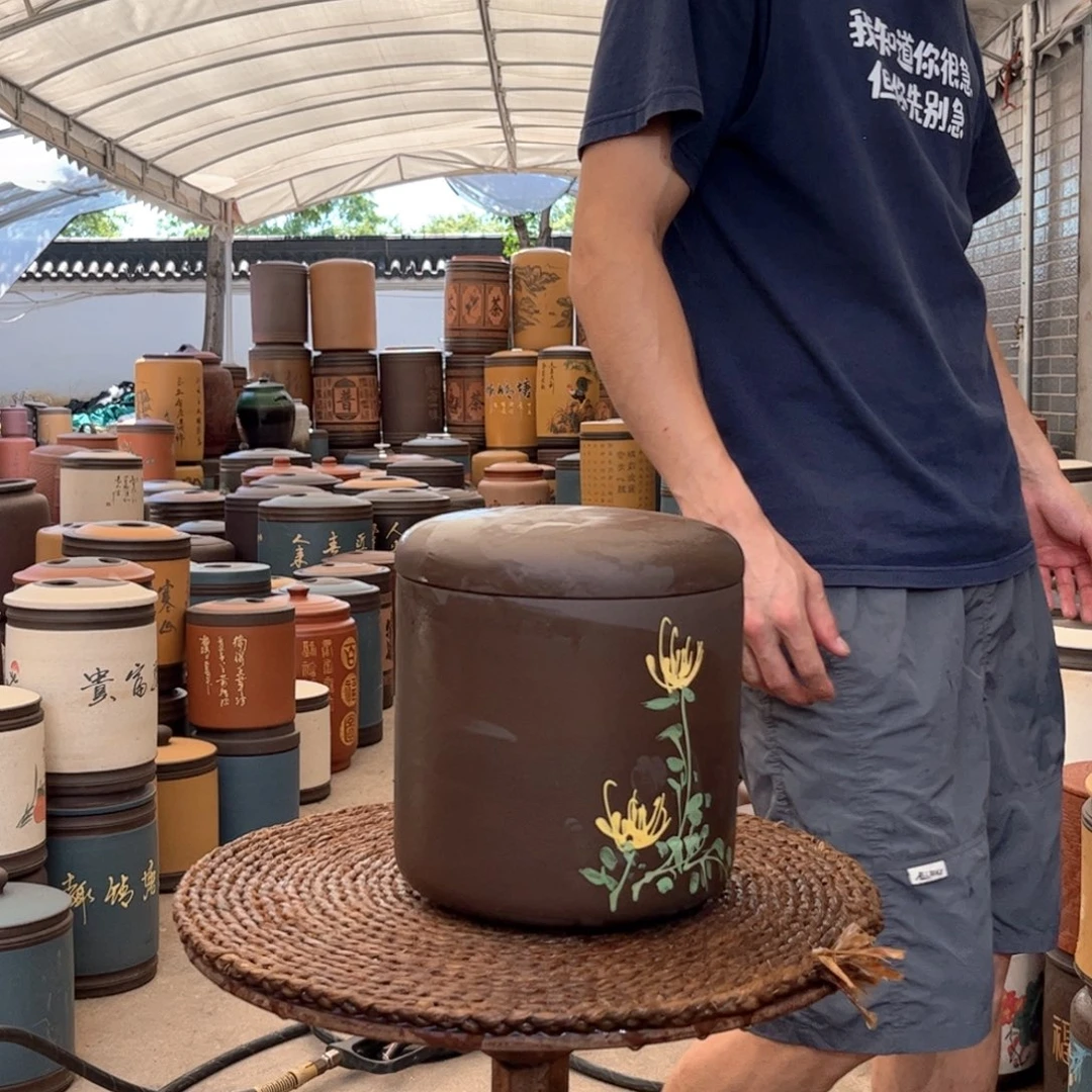 紫砂茶叶罐8 饼茶叶罐