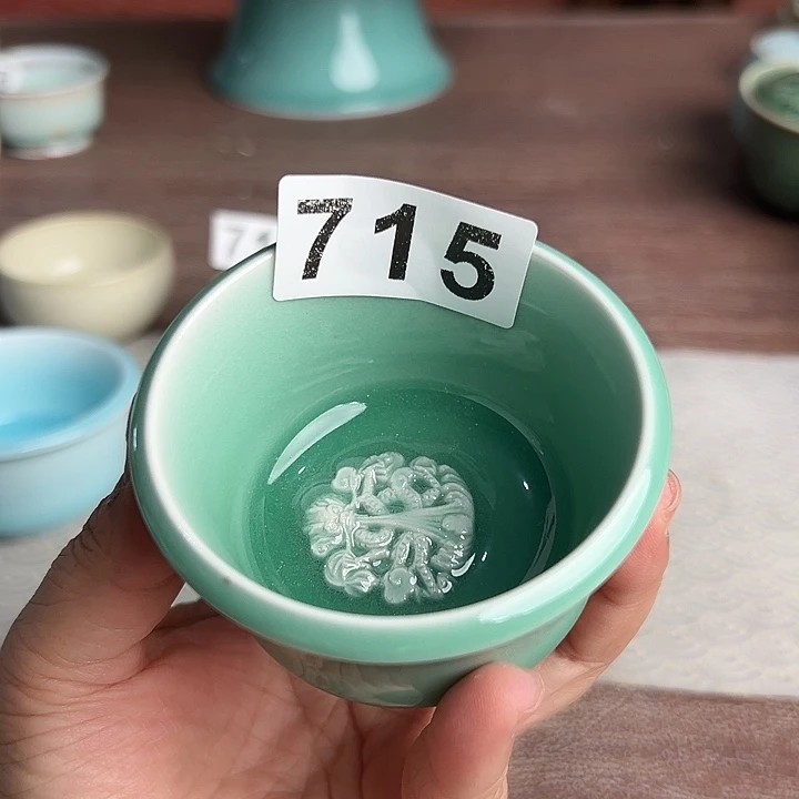 龙泉云间青瓷小米茶器
