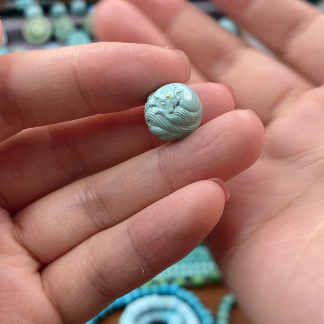 绿松石珠宝奇石未镶嵌