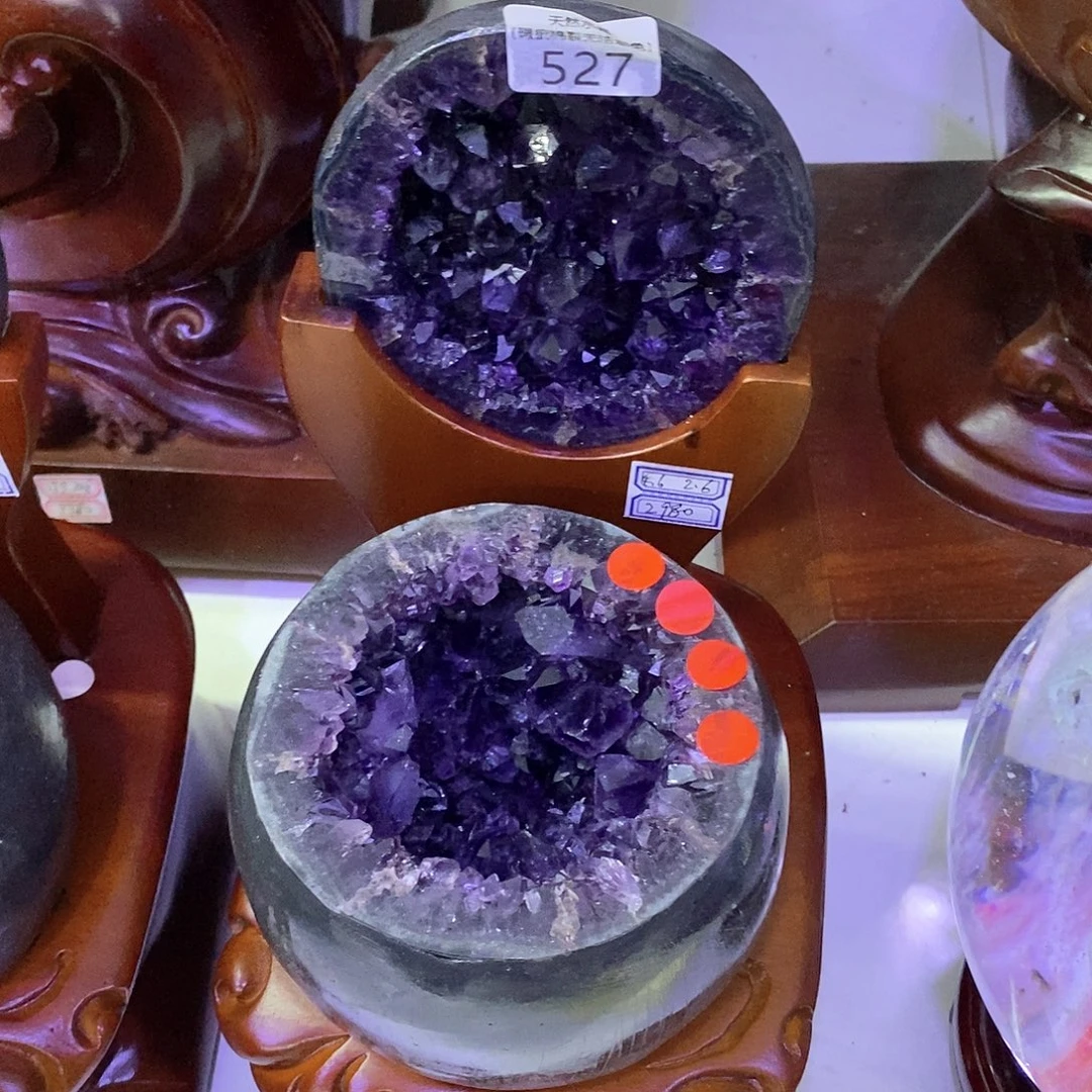 未镶嵌大型摆件（非配饰）紫晶莹