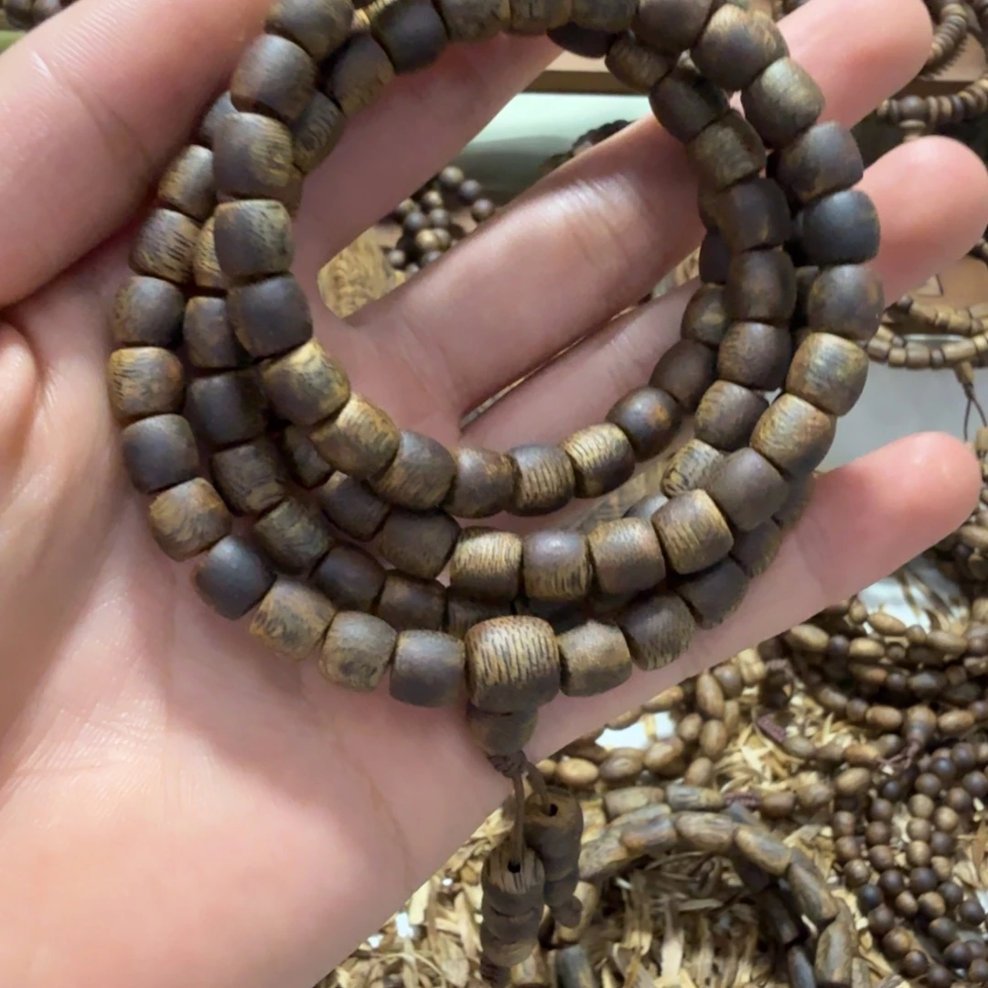 沉香沉香碎屑0.7鼓珠多圈 25g+