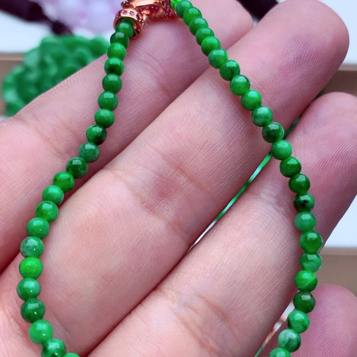 翡翠未镶嵌手链手串