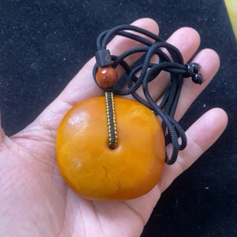 定制蜜蜡未镶嵌九*琥珀蜜蜡原石定制 吊坠