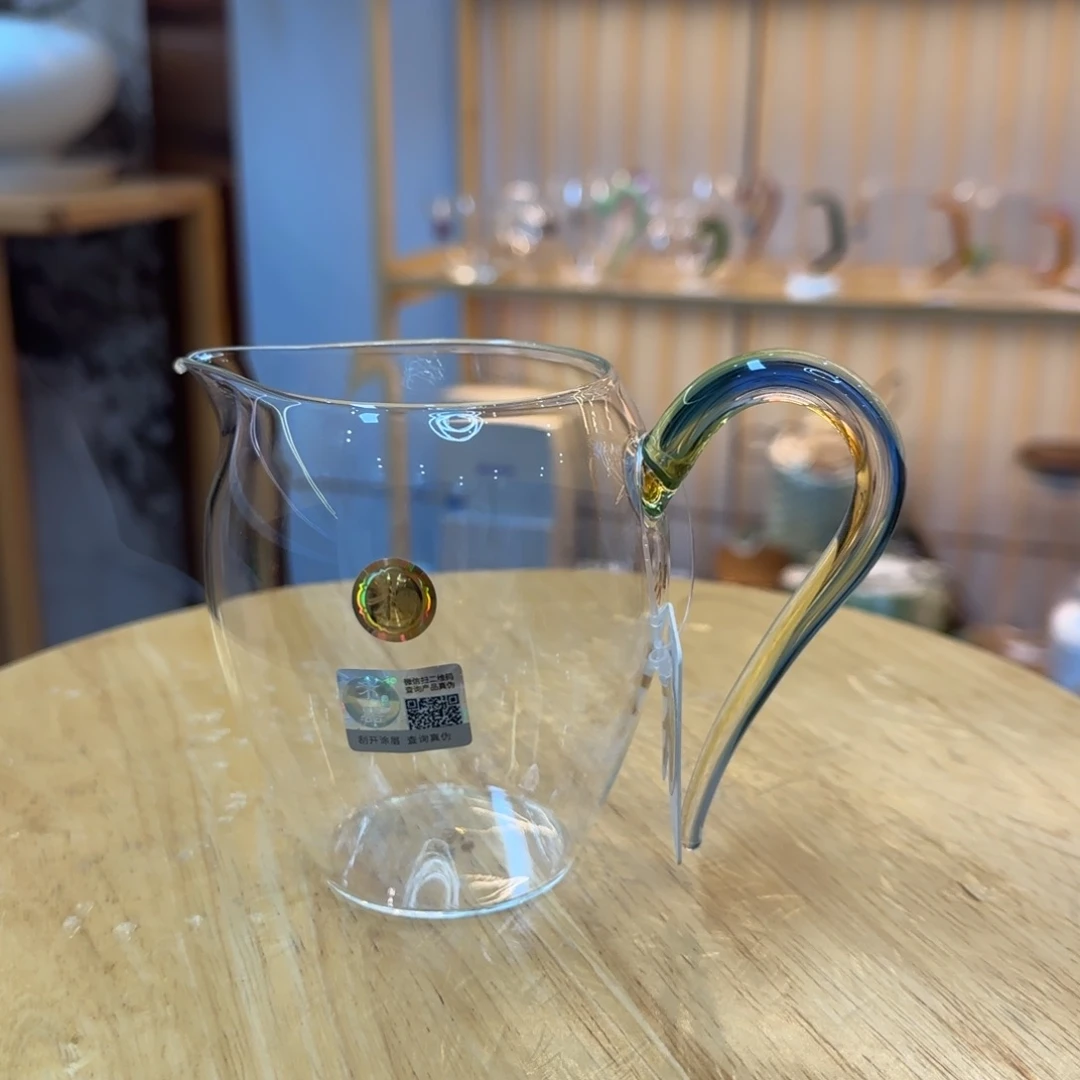 了***手工艺品玻璃禾器怡然迷翠公道杯