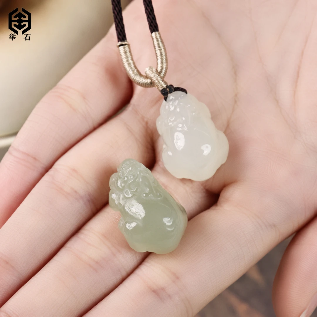 【举石精选】X09-8888-446和田玉吊坠（一件/多样性发）Z