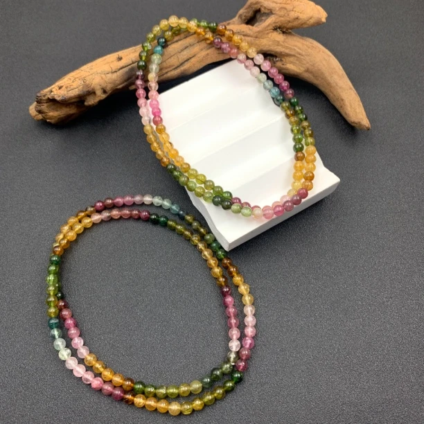 碧玺多圈手串-多样性发一-250611007【尺寸约5mm】