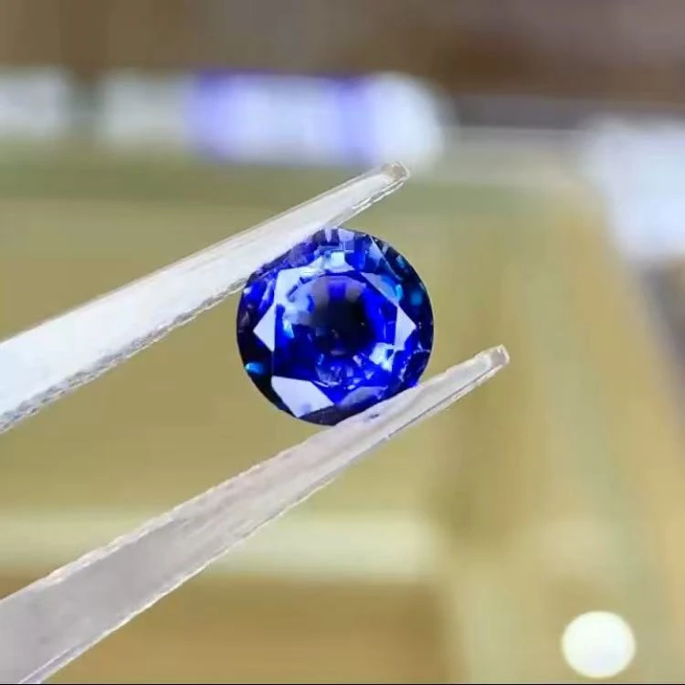 天然斯里兰卡蓝宝石，1.32克拉
