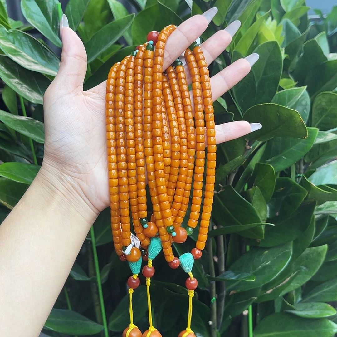 未镶嵌琥珀手链6m多样性发其一 微瑕