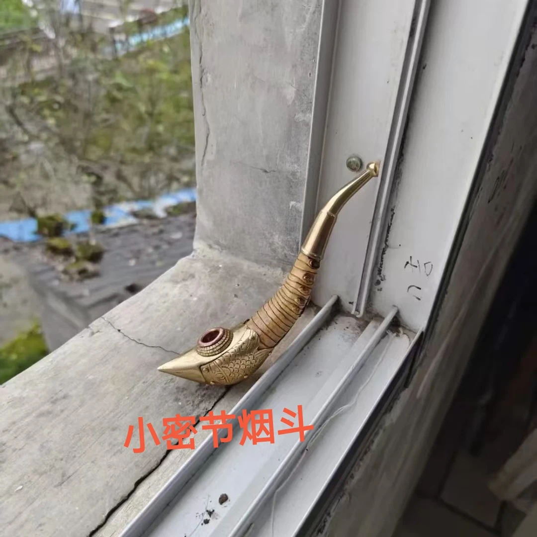 贵州精选手工紫竹烟斗竹子烟杆老式烟斗老巴斗竹子小烟斗复古烟杆