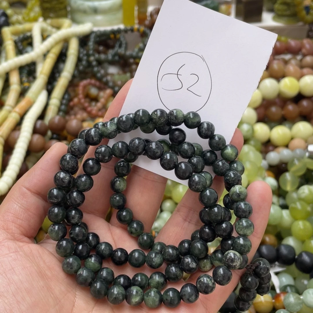 蛇纹石玉手链未镶嵌