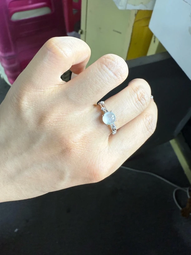 天然缅甸A货翡翠戒指