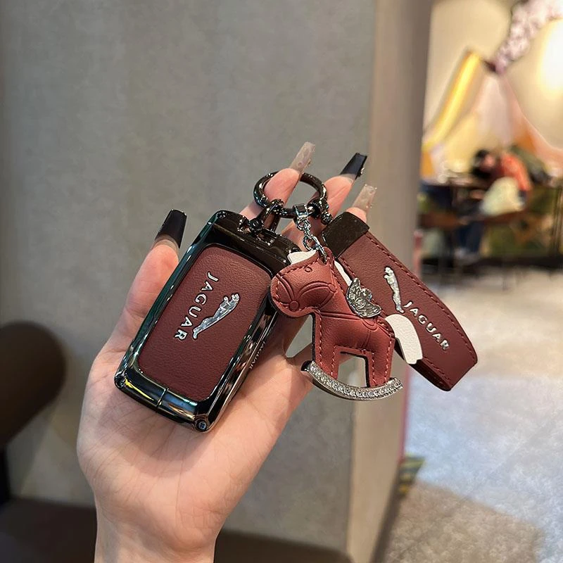 适用捷豹xfl钥匙套XEL汽车fpaceXJL/ftype/epace壳金属扣包