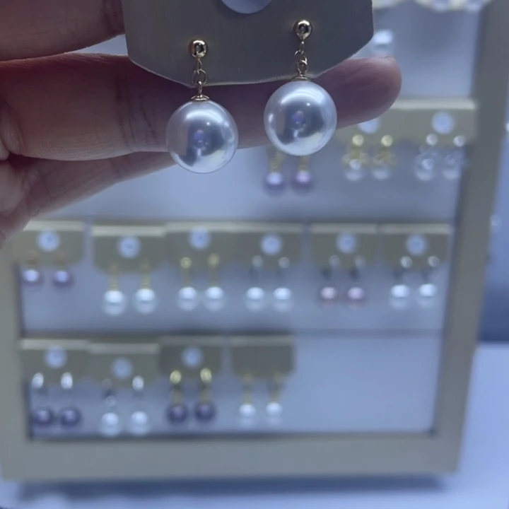 未镶嵌耳饰淡水珍珠