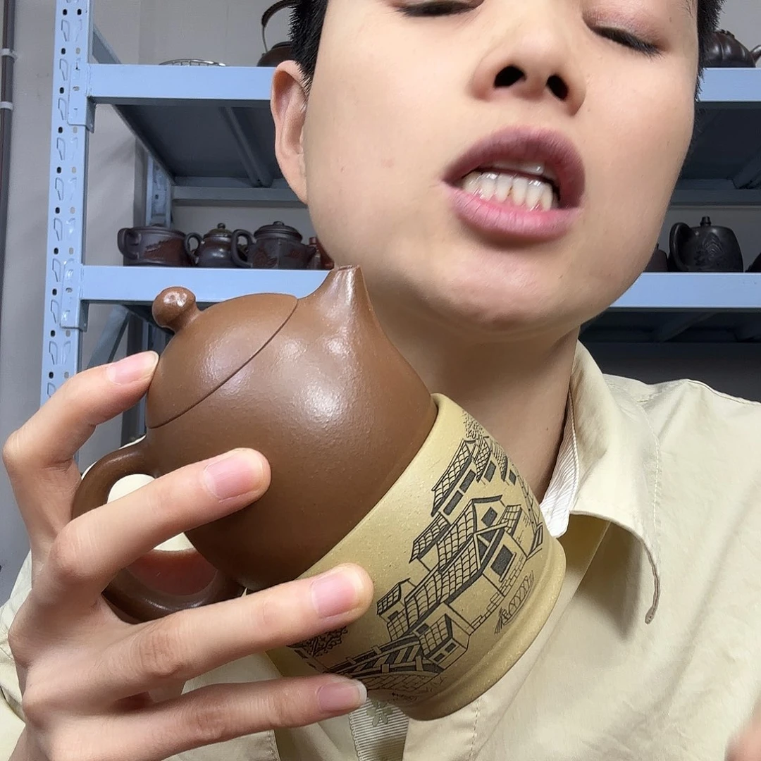 茶壶紫砂民间手艺人全手工制作
