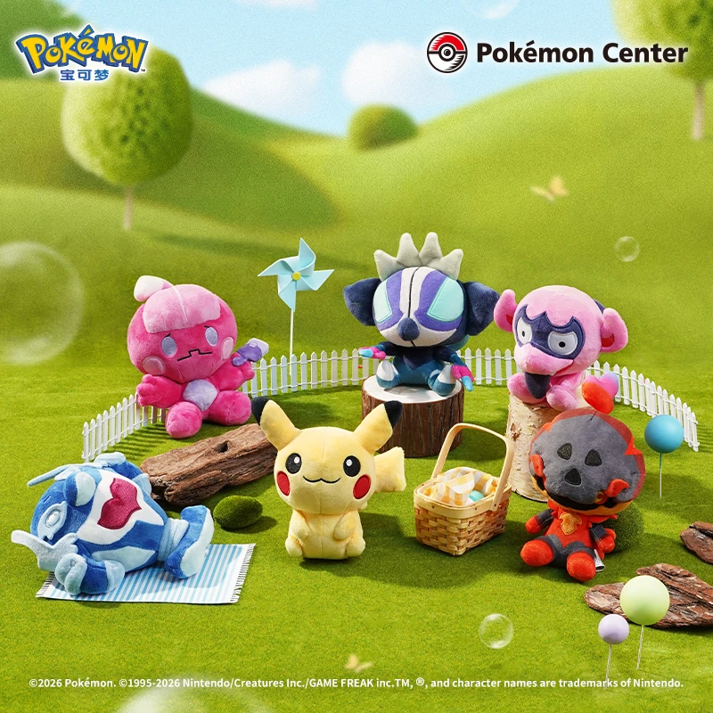 宝可梦玩偶系列毛绒玩具皮卡丘杰尼龟小火龙毛绒公仔Pokémon