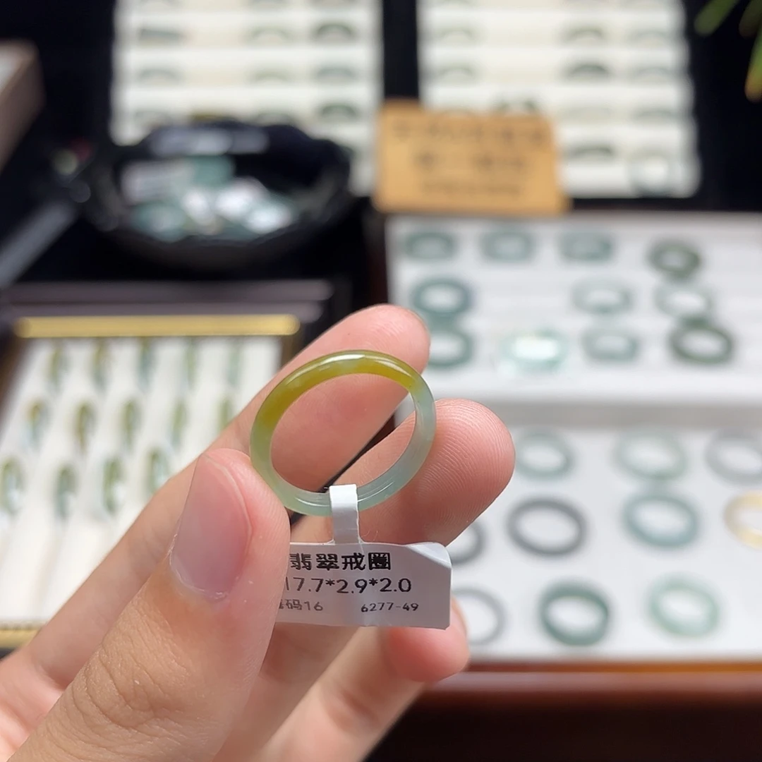 未镶嵌戒指翡翠10港16