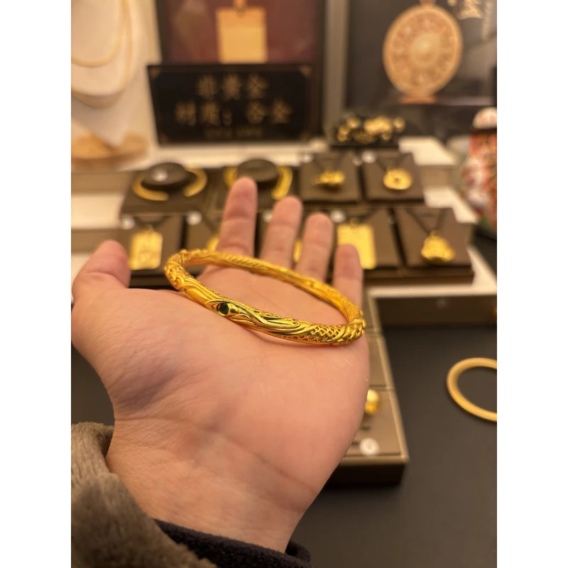 合金手镯 【哪吒同款手镯】气质轻奢时尚素圈传承精美哪吒同款镯子