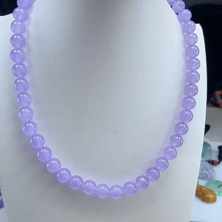 翡翠颈饰未镶嵌项链