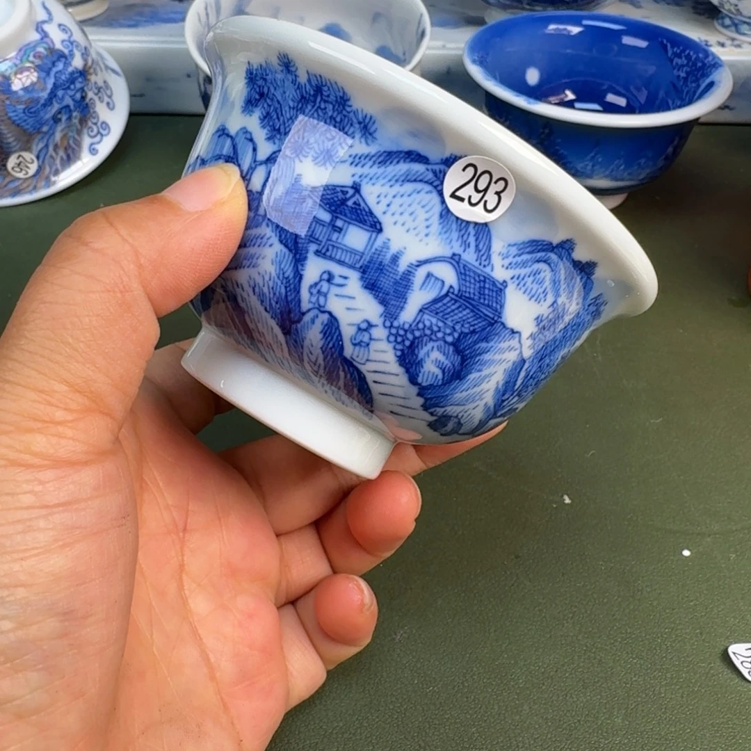 陶景德镇纯手绘茶具圆圆293