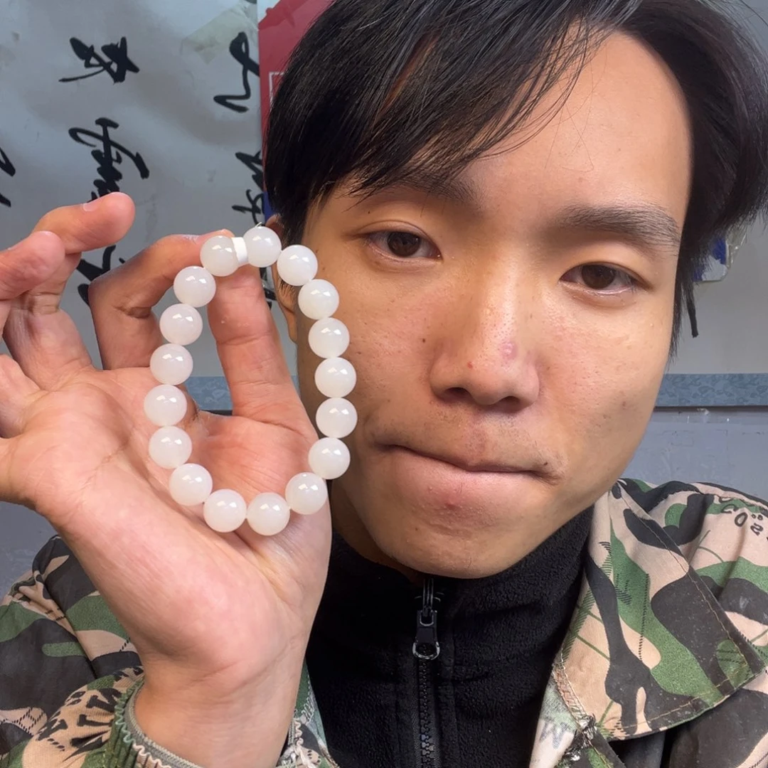 颈饰未镶嵌和田玉多样性高端羊脂玉卡12货头
