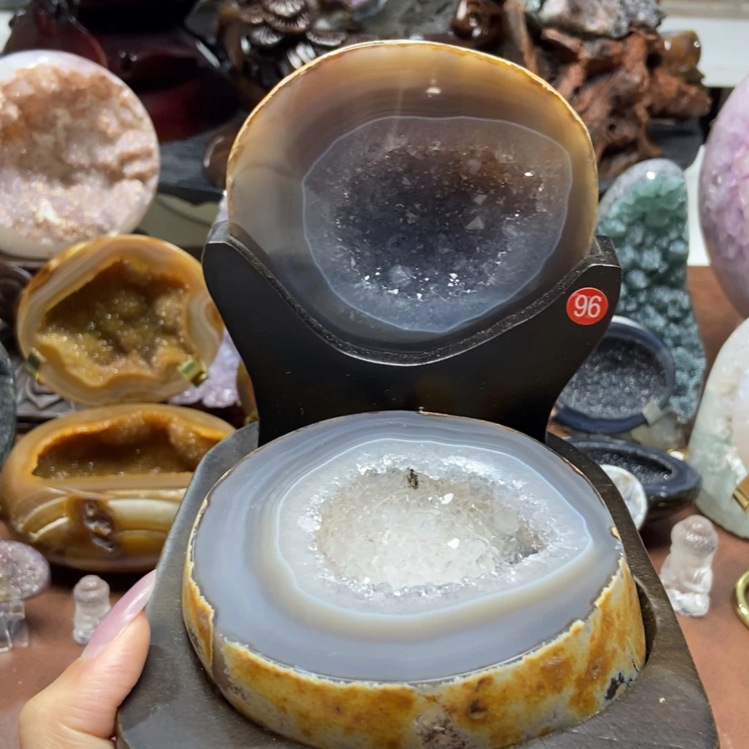 未镶嵌紫晶摆件水晶