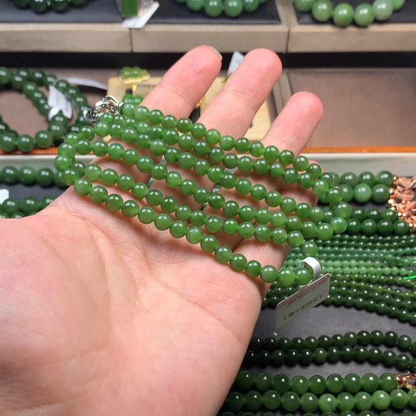 【闪购商品】和田玉（碧玉）项链未镶嵌感**运