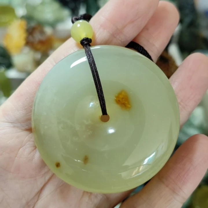 未镶嵌岫玉平安扣