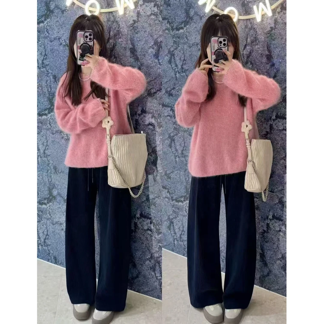 233552长毛拉绒毛衣A