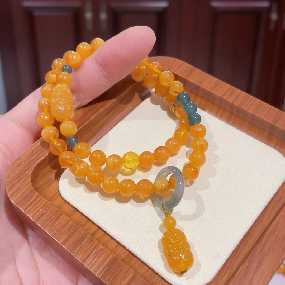 手链蜜蜡未镶嵌手串