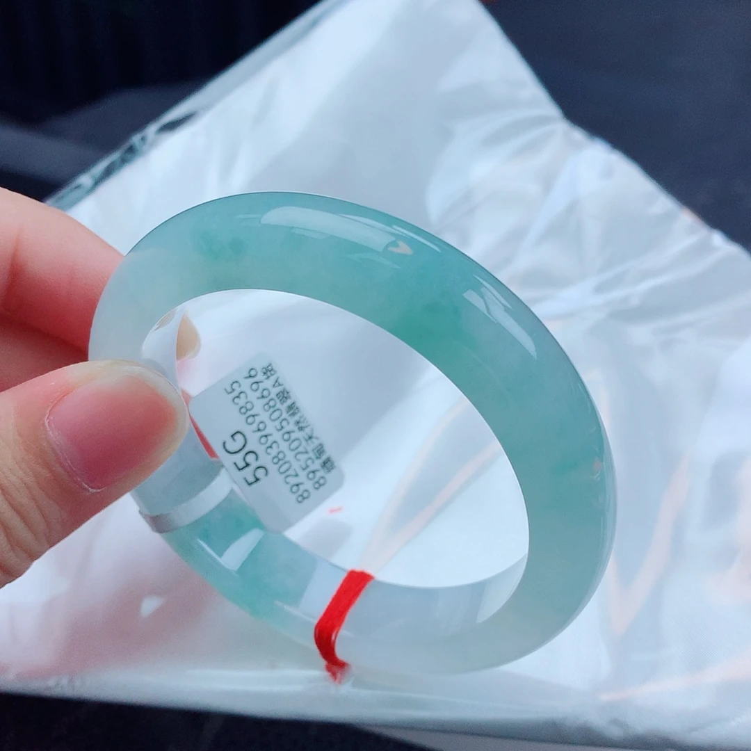 翡翠手镯未镶嵌天然缅甸翡翠A货手镯