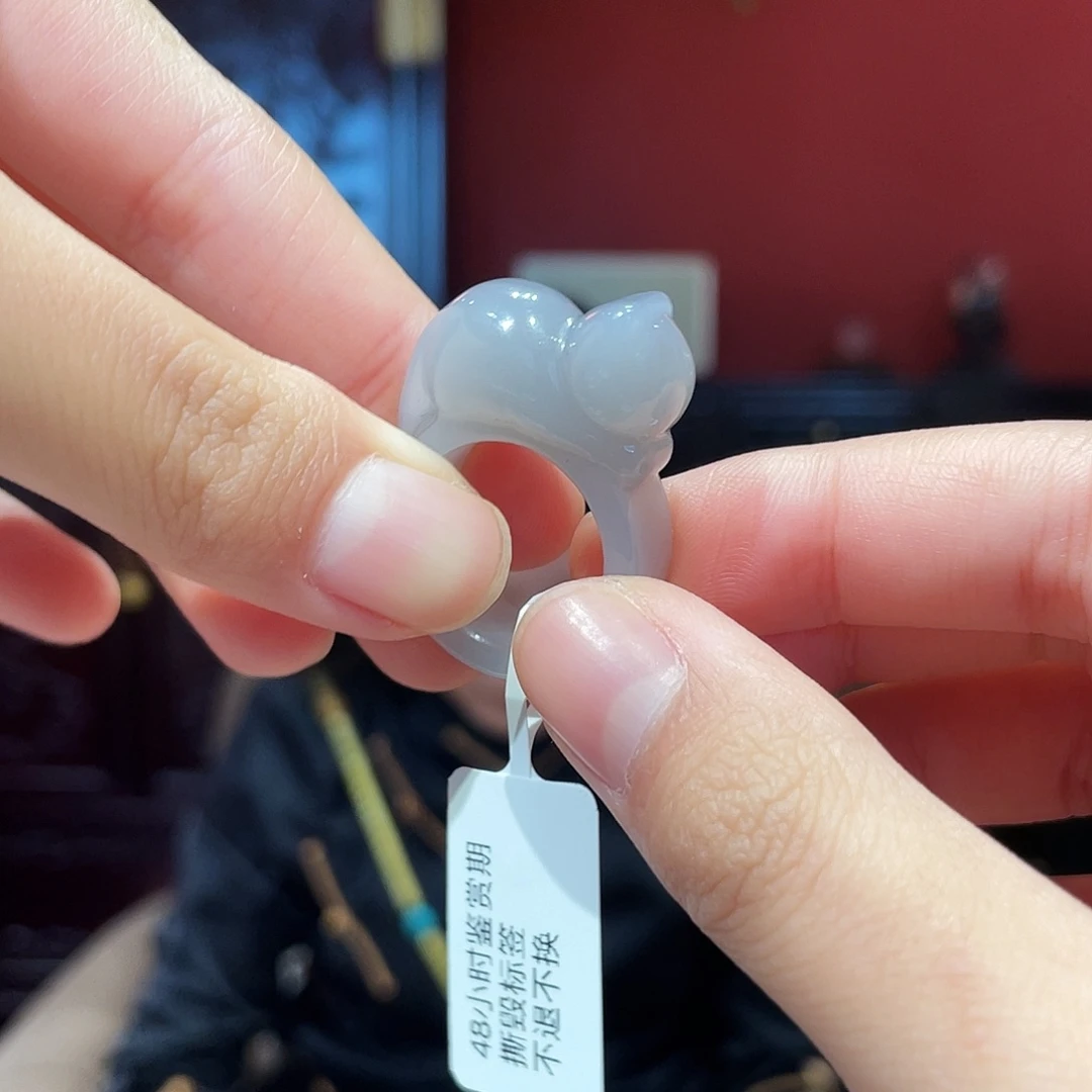 和田玉未镶嵌戒指