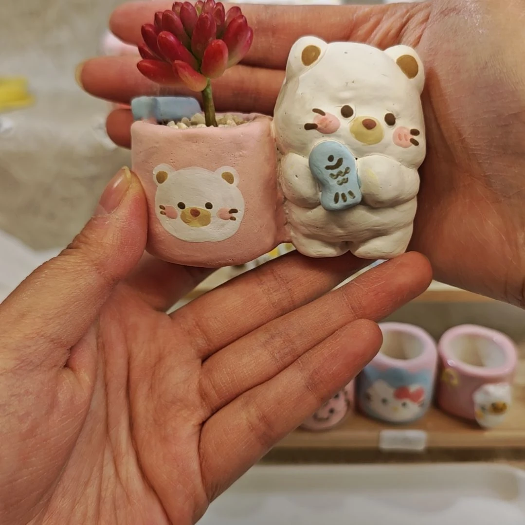 露***柠满29.9包邮手工花盆预售