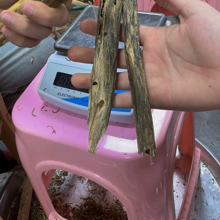 沉香碎屑沉香棋楠沉香张勺子22克