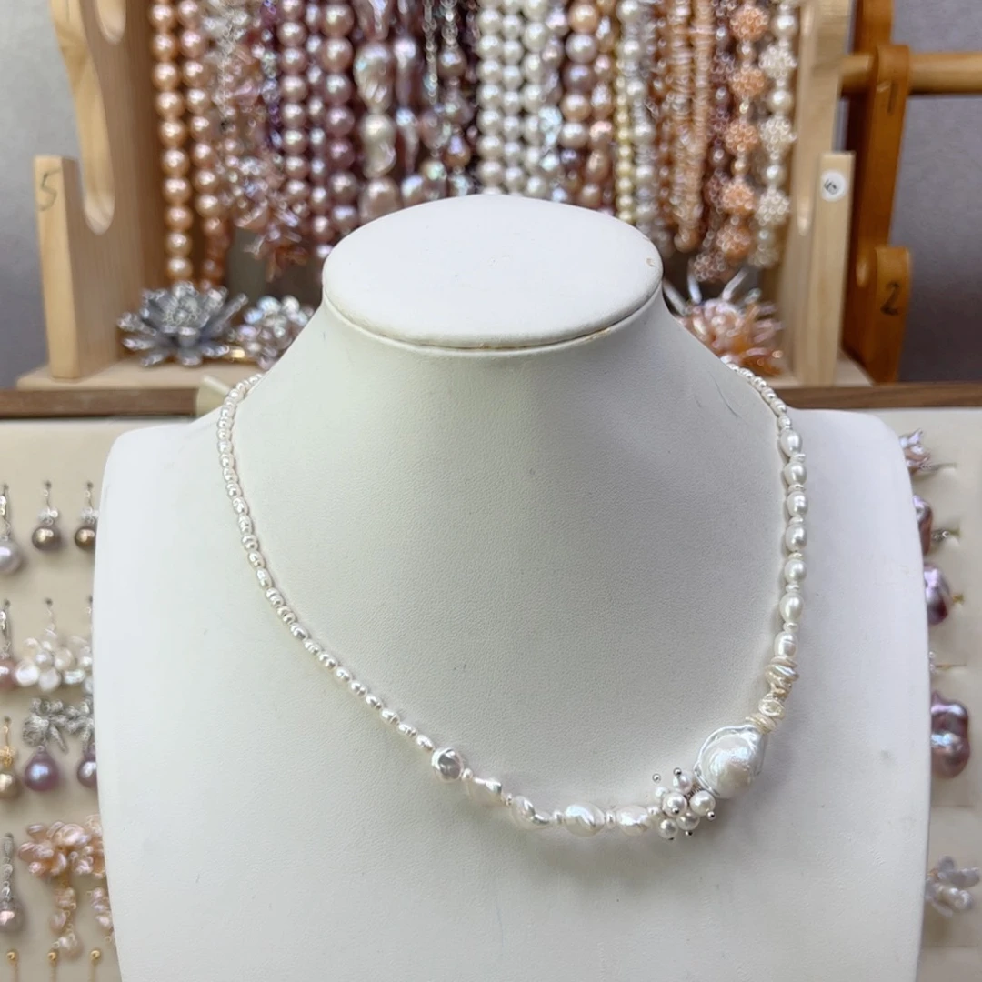 手绳淡水珍珠合金