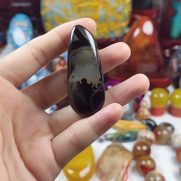 未镶嵌耳饰玛瑙/玉髓