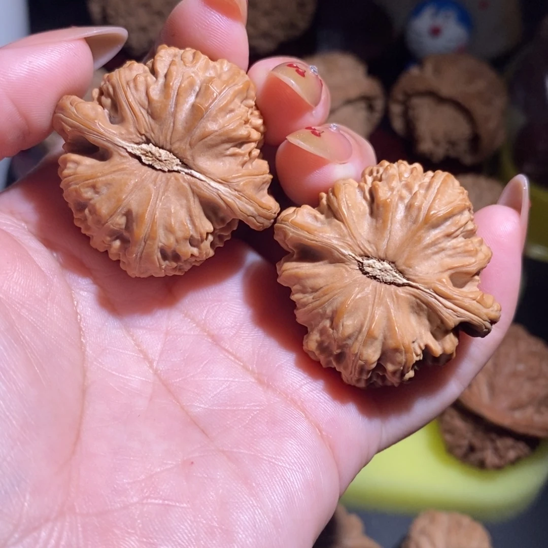 把件文玩核桃白狮子39