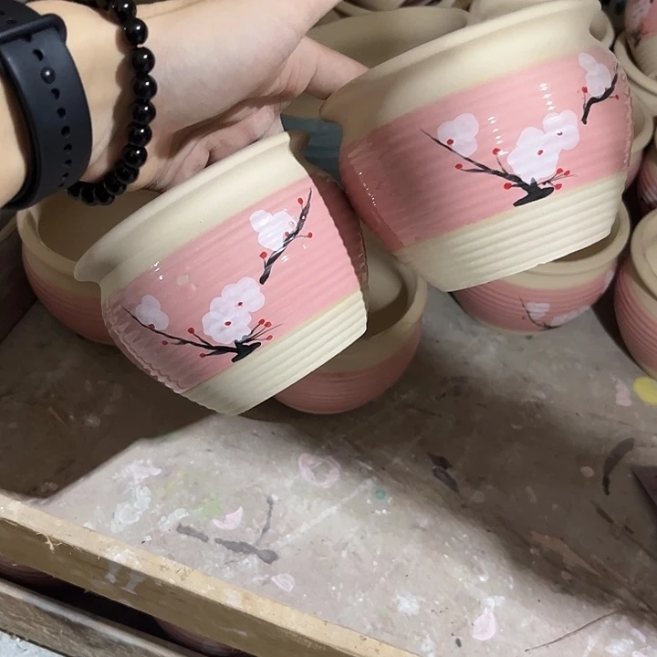陶瓷花盆全场10包邮