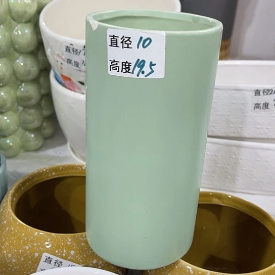 多肉绿植陶瓷花盆9.9包邮，有孔