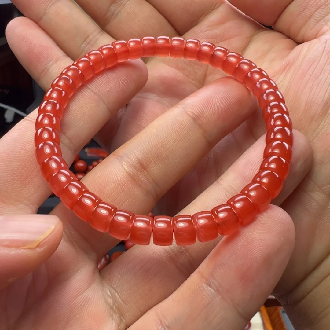南红玛瑙手串未镶嵌