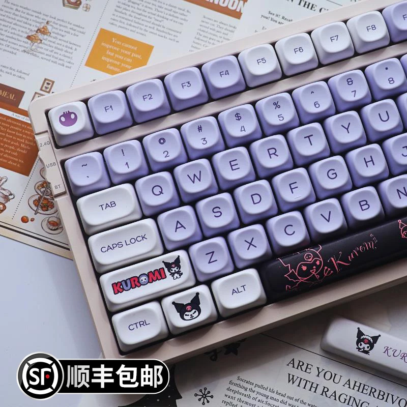 库洛米键盘键帽MOA高颜值个性机械键帽迈从狼vgn蛛f87 98 99 104