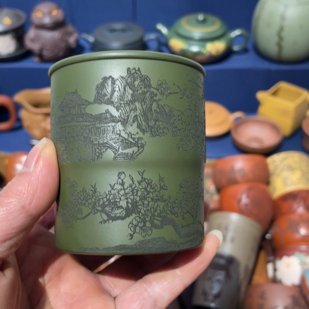 原矿紫砂手工主人杯